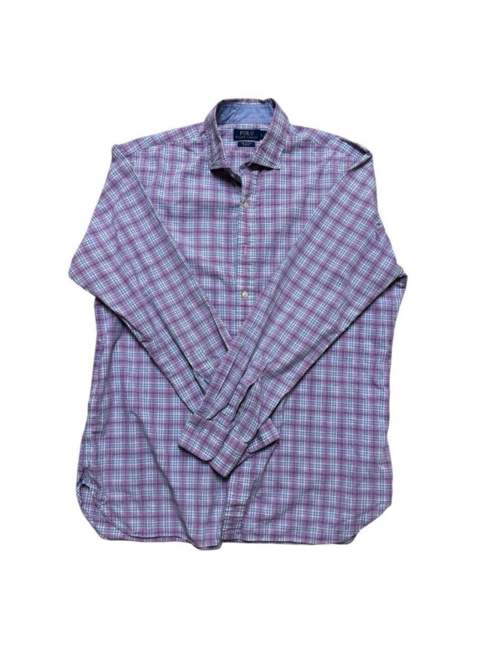 Polo Ralph Lauren Plaid Button Down Shirt Large Cotton Classic Fit